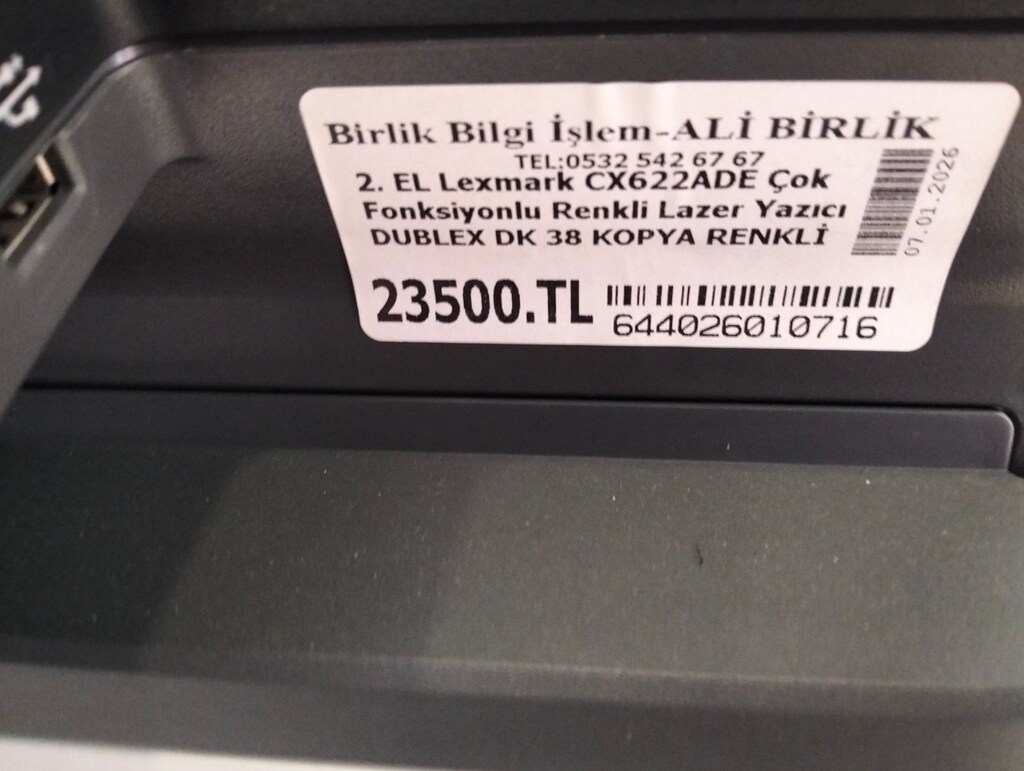 Lexmark Cx622 Çok Fonksiyonlu Renkli Laser Yazıcı - 3