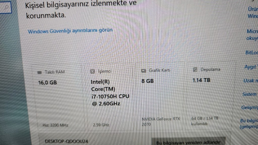17.3" HP OMEN GAMİNG LAPTOP - 9