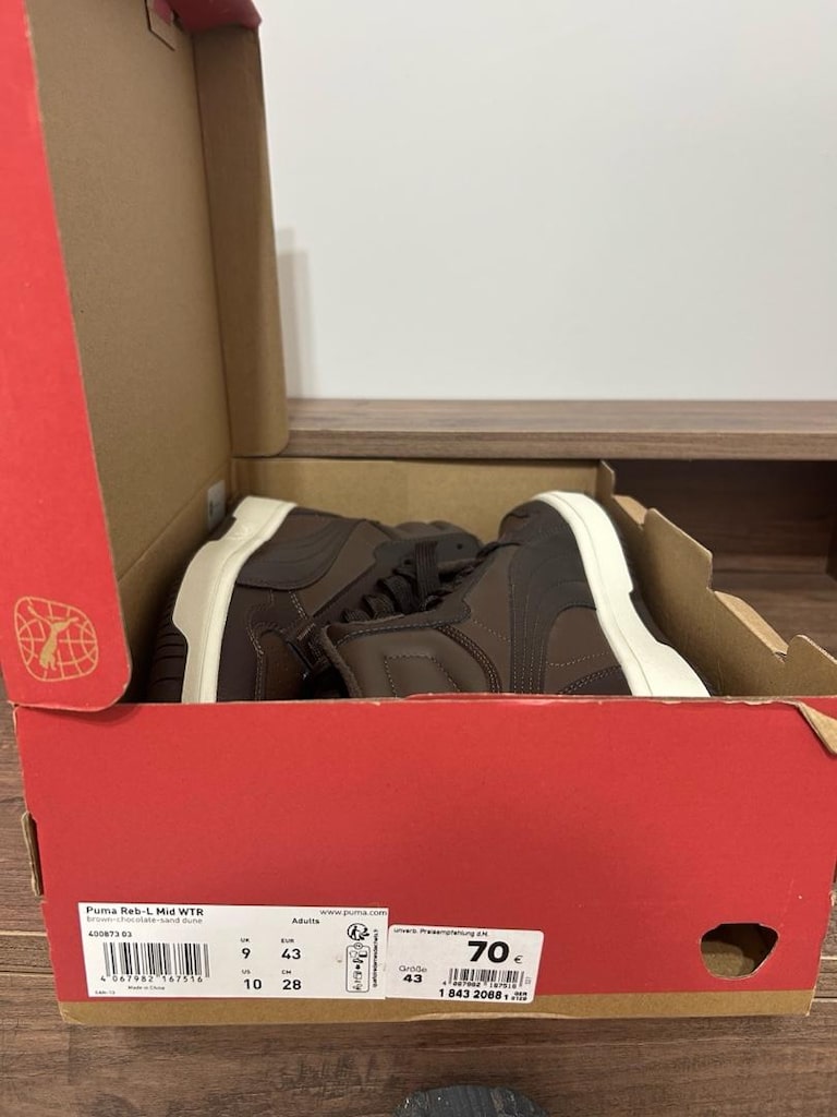 orijinal sıfır Puma içi Polarlı sneaker — görsel 6/7