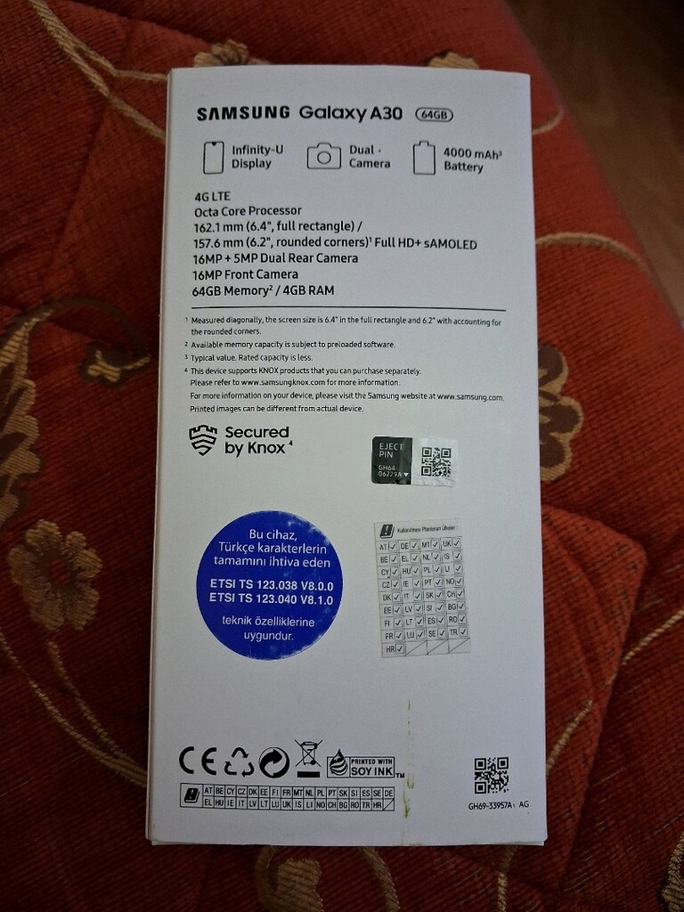 SAMSUNG A30 AZ KULLANILMIŞ SAHİBİNDEN ÇOK TEMİZ CEP TELEFONU - 2