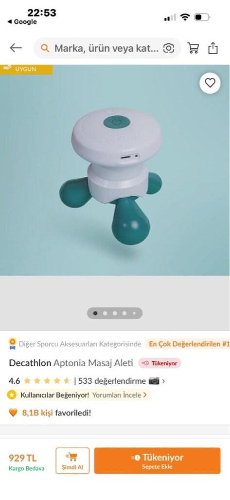 Decathlon Aptonia Masaj Aleti - 3
