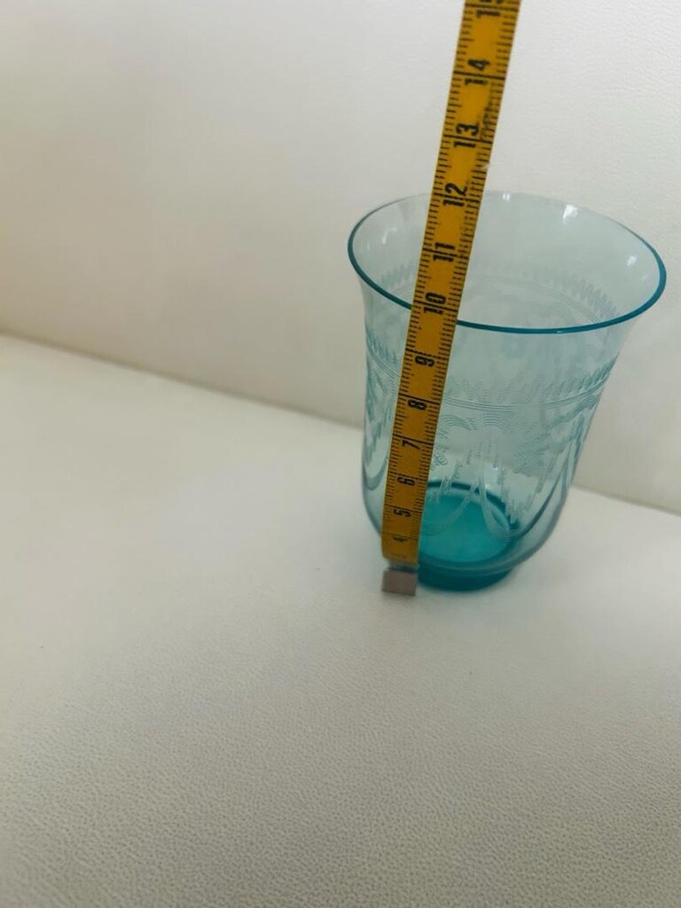 Vintage İğne işleme bardak. - 6