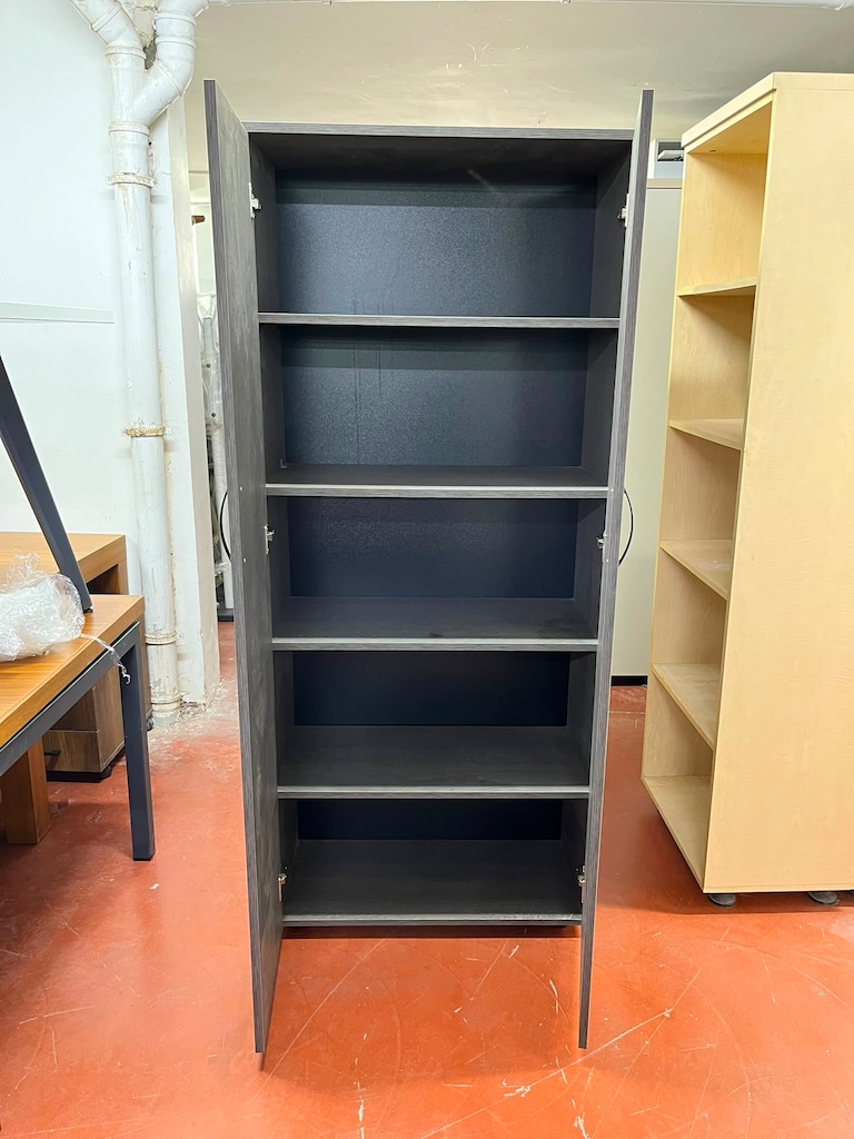 KLAS OFİS PENDİK 40x80x185 ANTRASİT GRİ DOSYA DOLABI İKİNCİ EL - 3