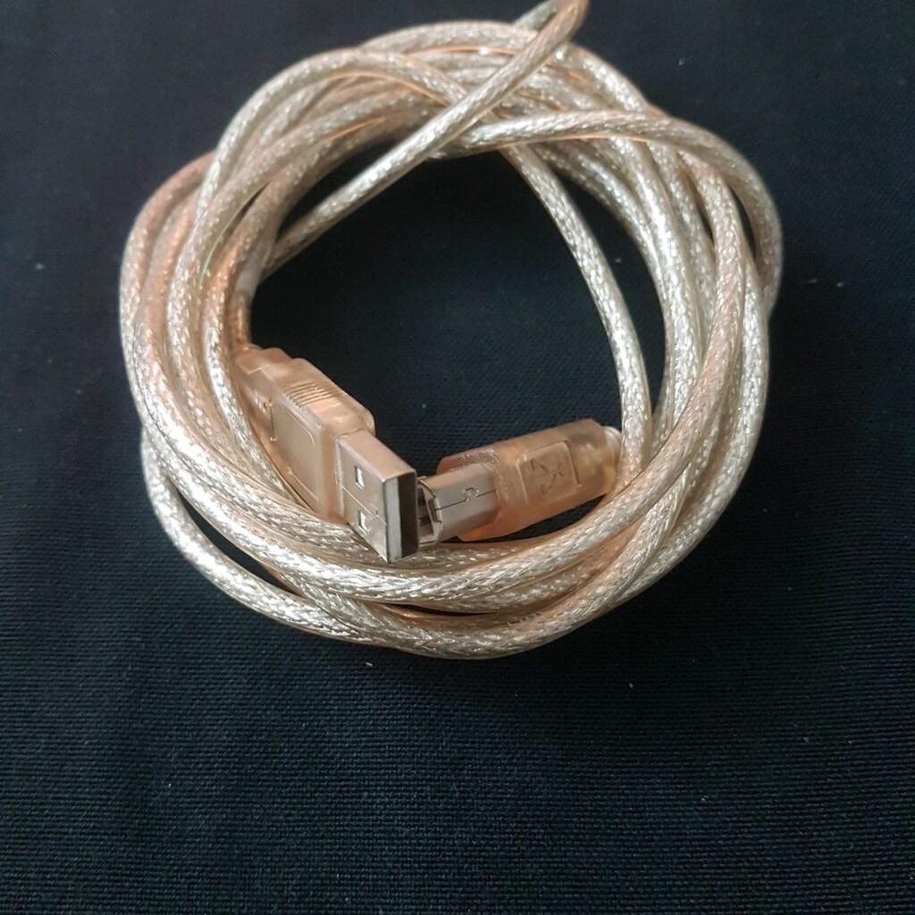 2 adet 3 Metre USB Yazıcı Kablosu Hp- Canon-Brother Printer Kablo siya - 15