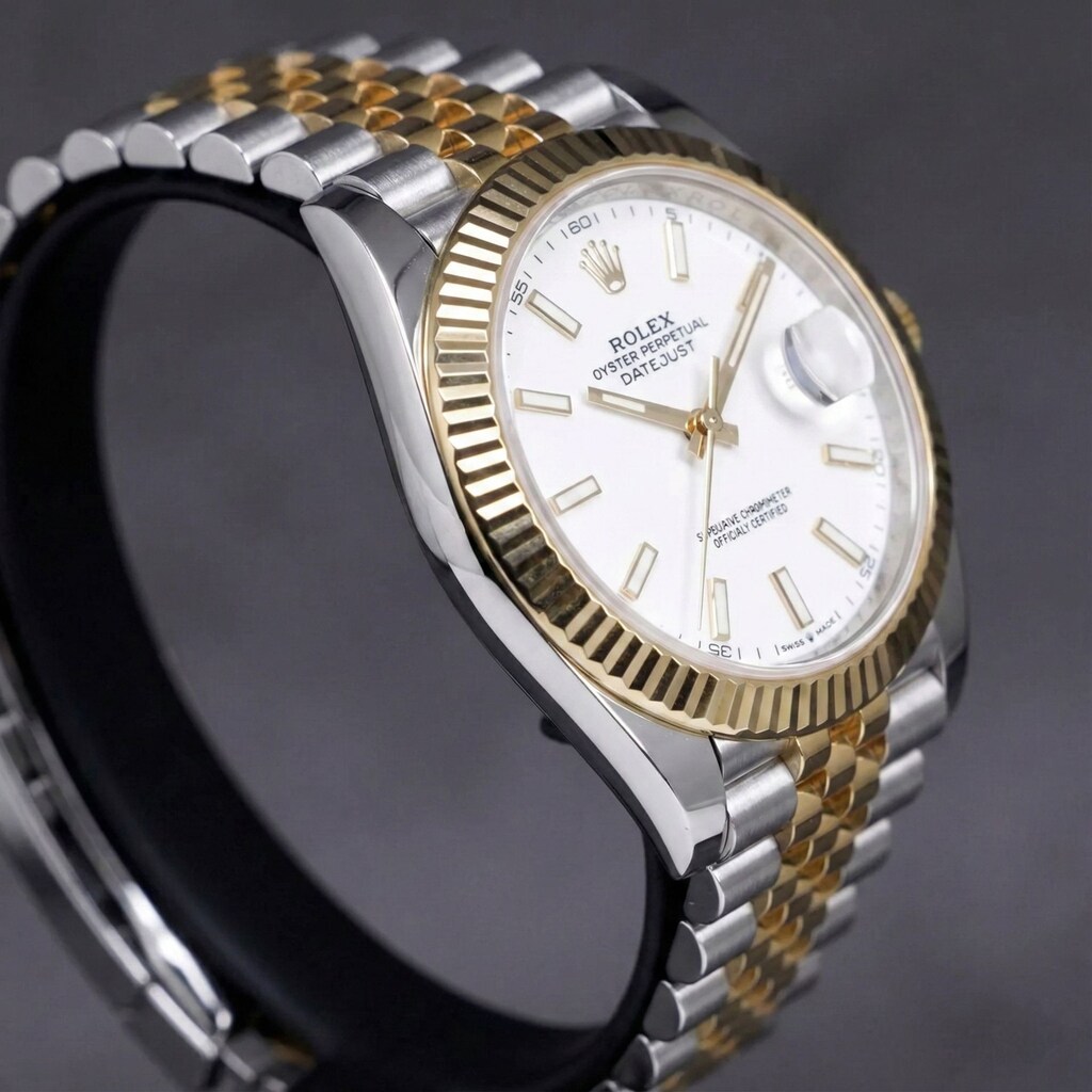 Rolex Datejust Beyaz - Altın Jübile - 2