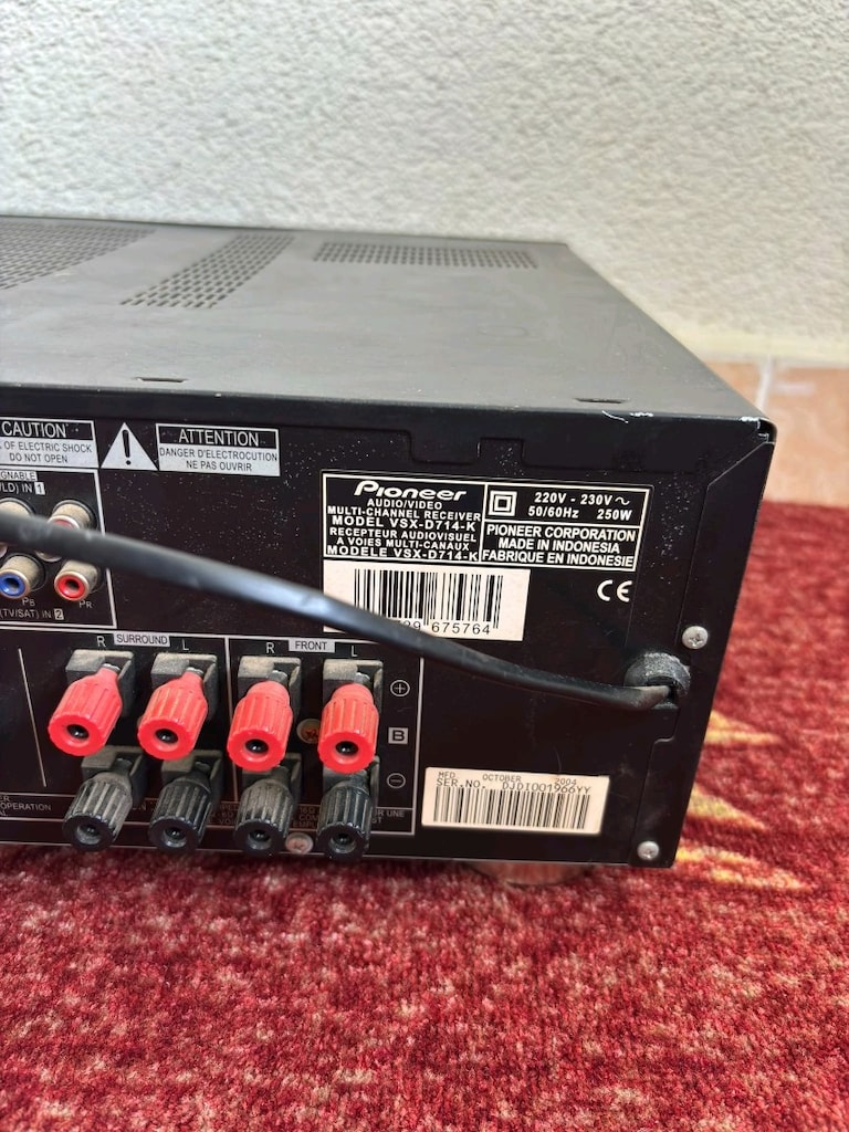 Pioneer VSX-D514 çok kanallı (5.1) dijital ses/video receiver amfi - 3