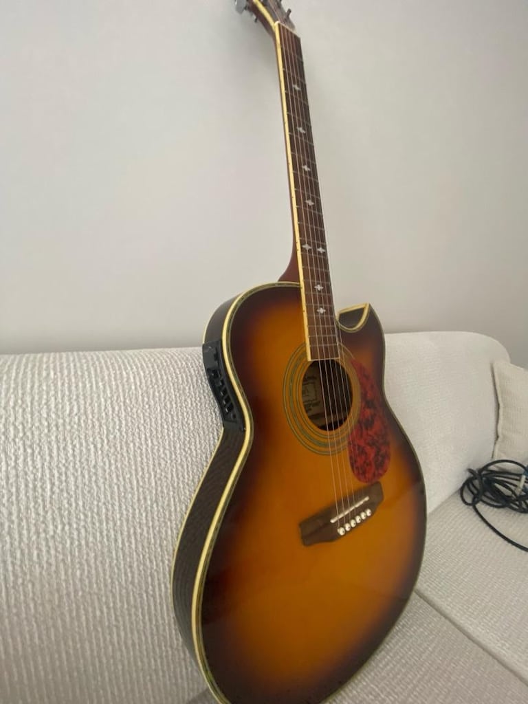 elektro akustik gitar ve cort mx15 amfi seti - 2
