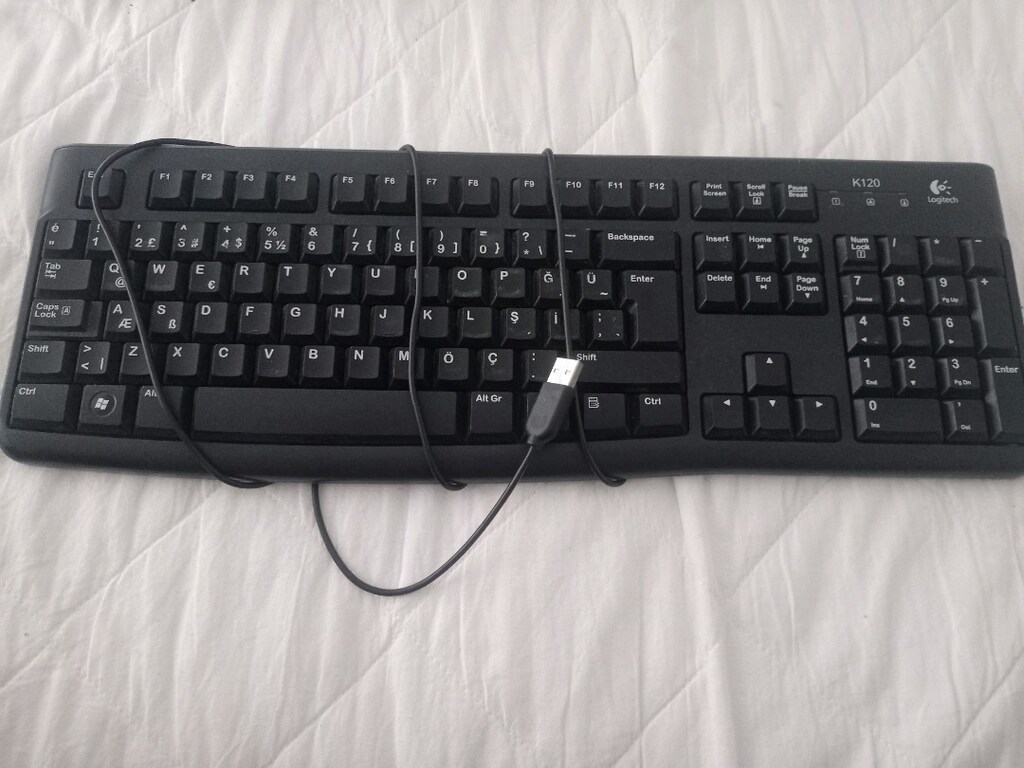 Hasarsız sorunsuz Logitech k120 - 4
