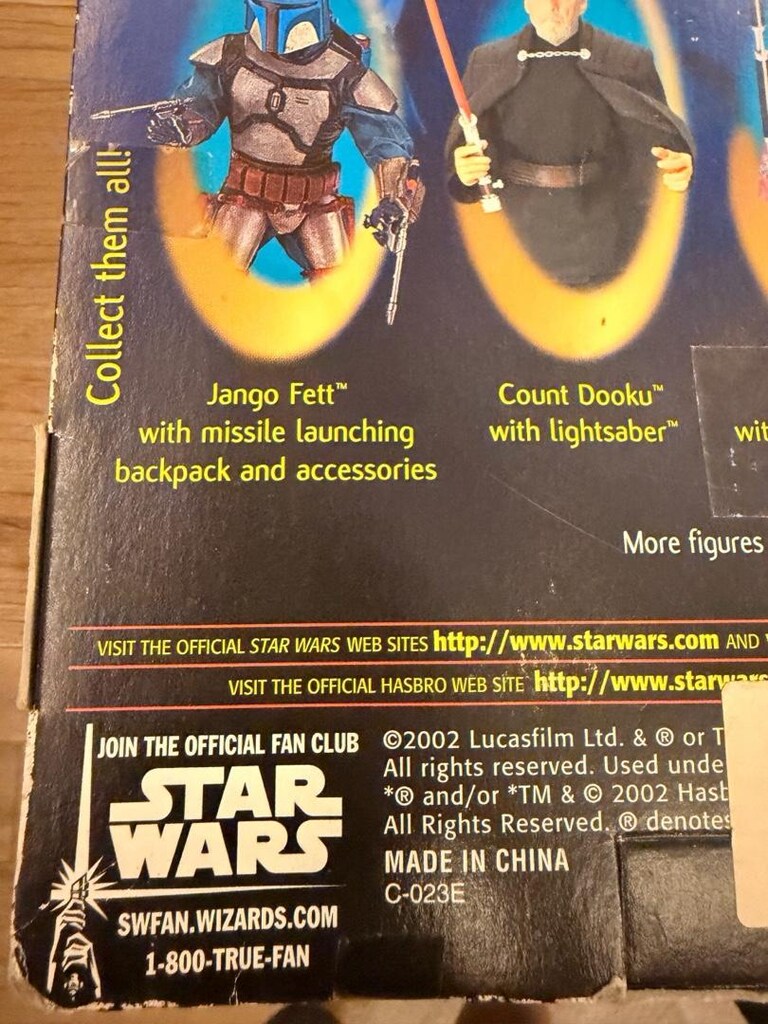hasbro 2002 star wars count dooku 1/6 figür - 7