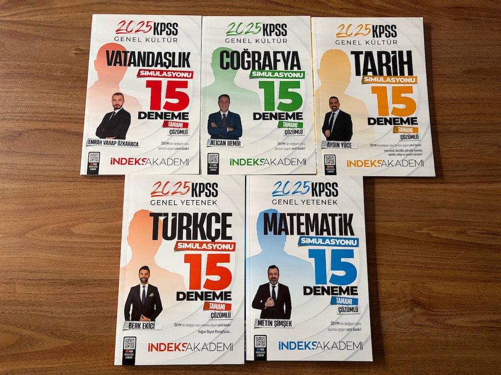 KPSS GENEL KÜLTÜR GENEL YETENEK 5'Lİ DENEME TESTİ İNDEKS AKADEMİ - 6