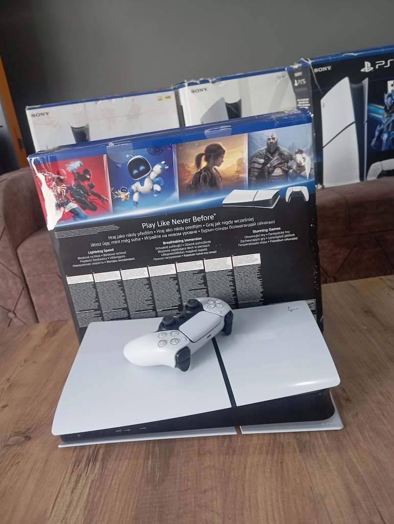 PS5 SLİM DİGİTAL 1KOL 6 AY MAĞAZA GARANTİLİ FULL SET - 4