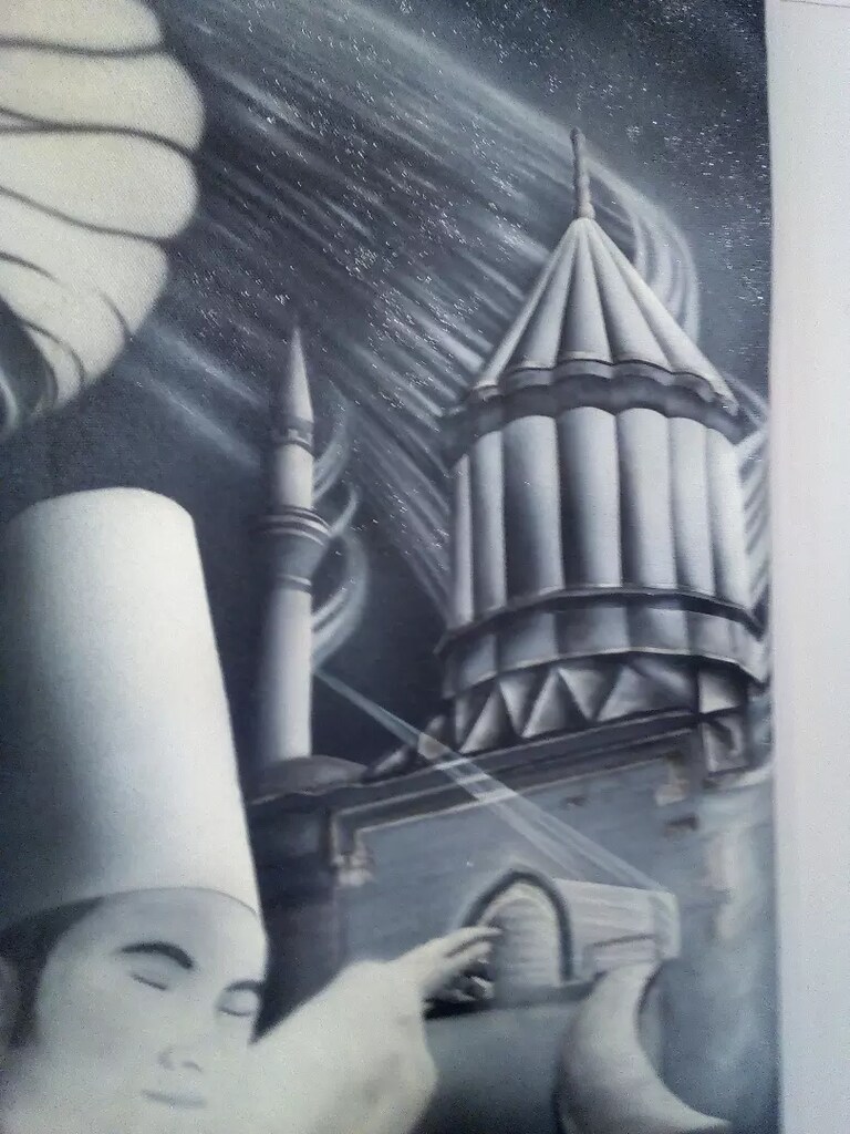 Mevlana tablo airbrush resim - 7