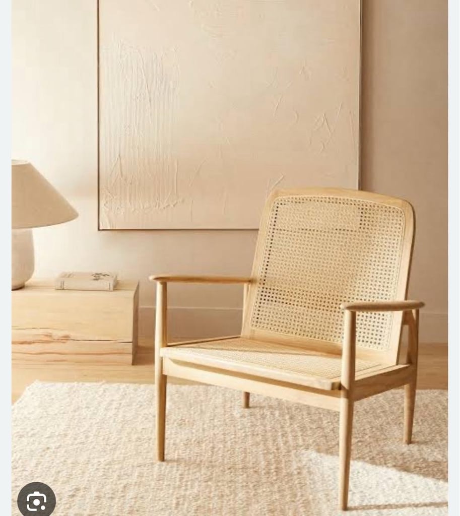 zara home rattan koltuk