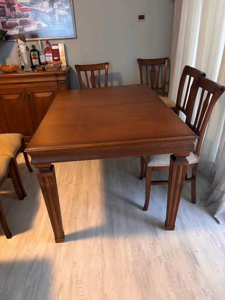 yemek masası 2 sandalye konsol dolap - 3