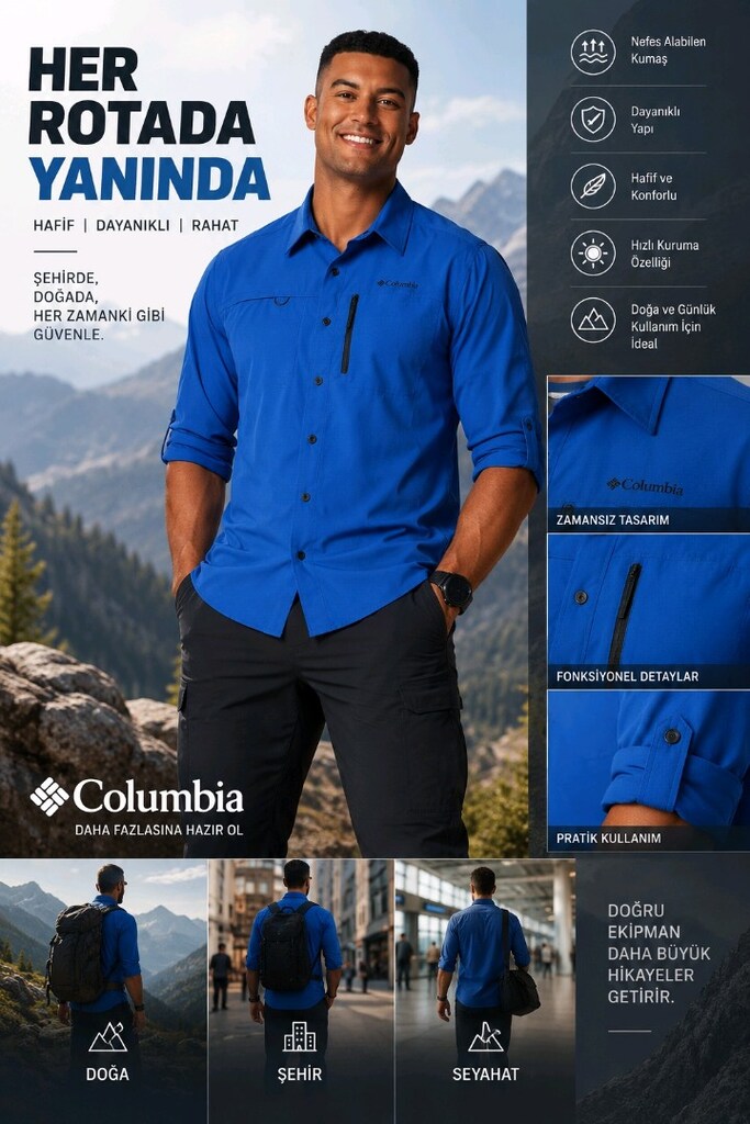 Columbia orijinal Omni-Shade Summit Valley - 2