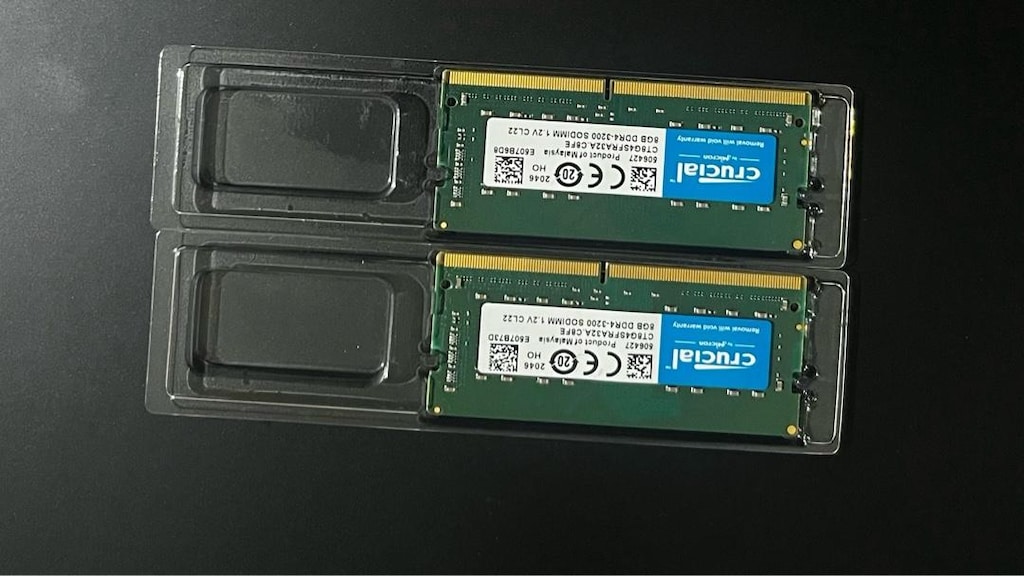 Crucial 2x8GB DDR4 3200MHz SODIMM RAM CT8G4SFRA32A - 4