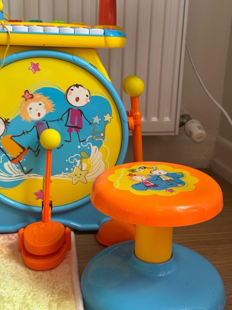 ışıklı piyanolu bateri seti - 8
