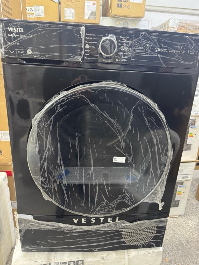 Vestel KM 97202 S WIFI 9 Kg Siyah Kurutma Makinesi vestel garantili - 2