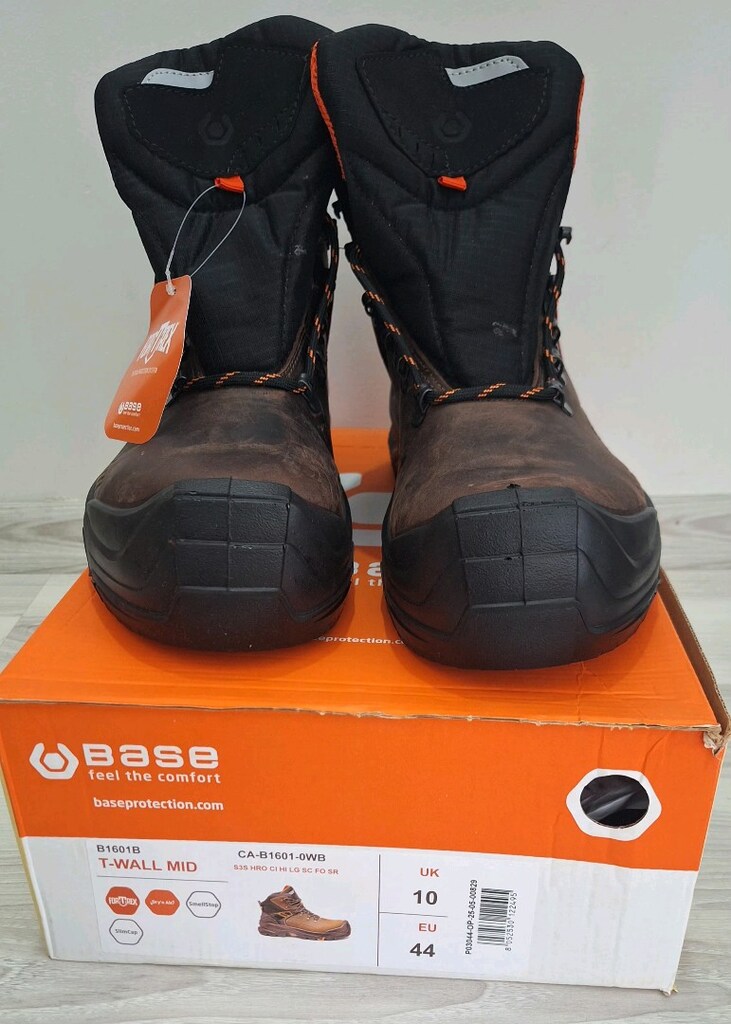 BASE- B1601B T-Wall Mıd S3S Hro Cı Hı Lg Sc Fo Sr İş Botu 44 Numara MZ - 3