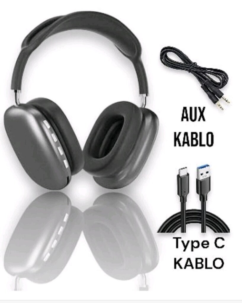 p9 kablosuz Bluetooth kulak üstü kulaklık sıfır ürün - 8