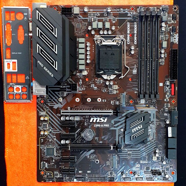 MSI Z390-A PRO (SIFIR GiBi) 8-9.cu Nesil LGA 1151 Soket Anakart