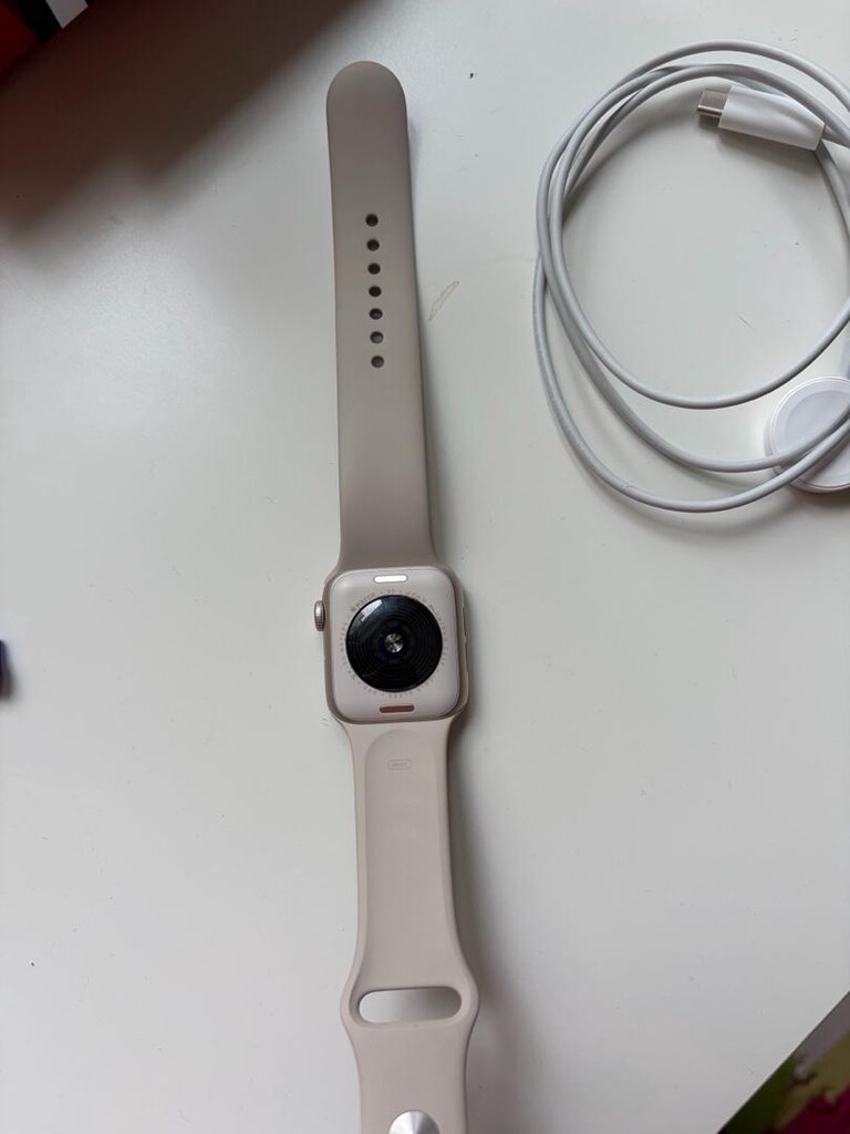 Apple Watch SE starlight 40mm bej çok temiz acil - 3