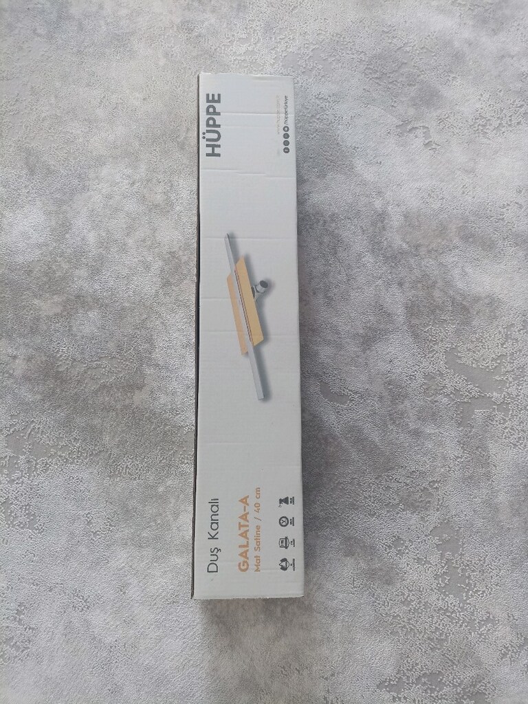 HÜPPE GALATA X DUŞ KANALI YANDAN ÇIKIŞLI MAT SATİNE 40 CM - 4