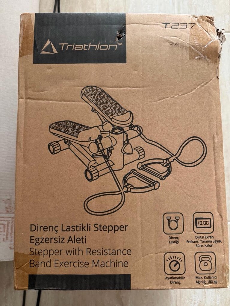 Direnç Lastikli Stepper Egzersiz Aleti - 3