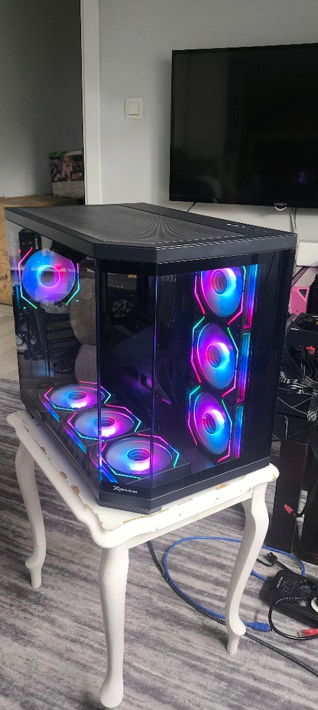 x gaming 7x argb fanlı akvaryum bilgisayar kasası - 3