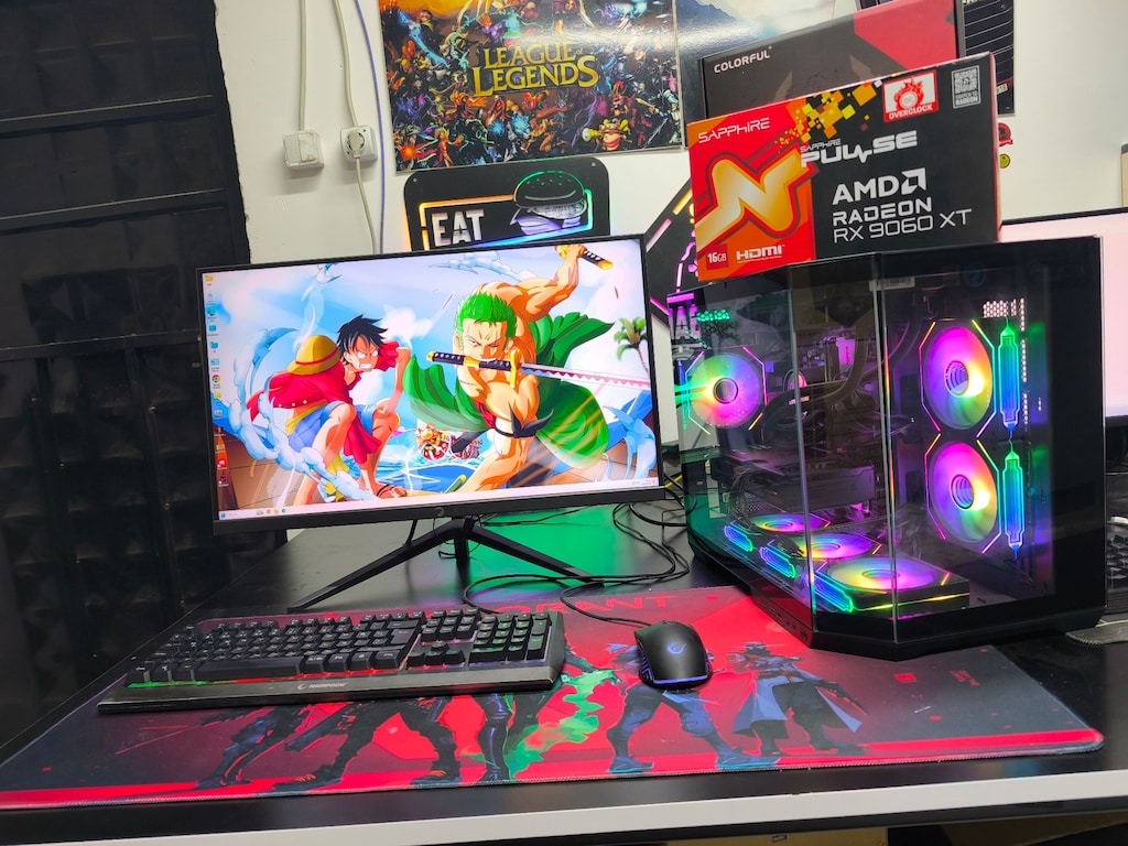 DDR5 RYZEN 5 7600X-32GB-1 TB-RX 9060XT 16GB-27 İnc 2K 180Hz - 8