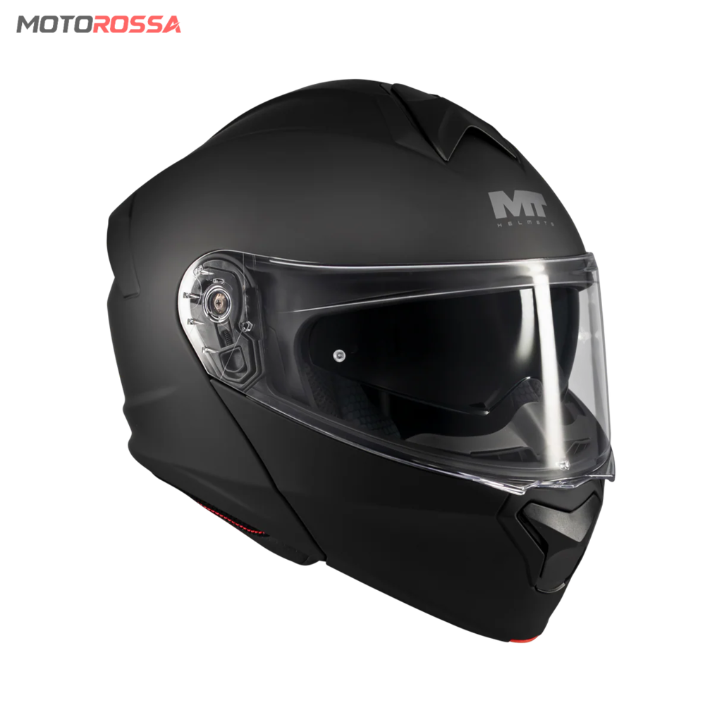 MT Helmets GENESIS SV PURE A1 Mat Siyah Çene Açılır Kask | MOTOROSSA - 3