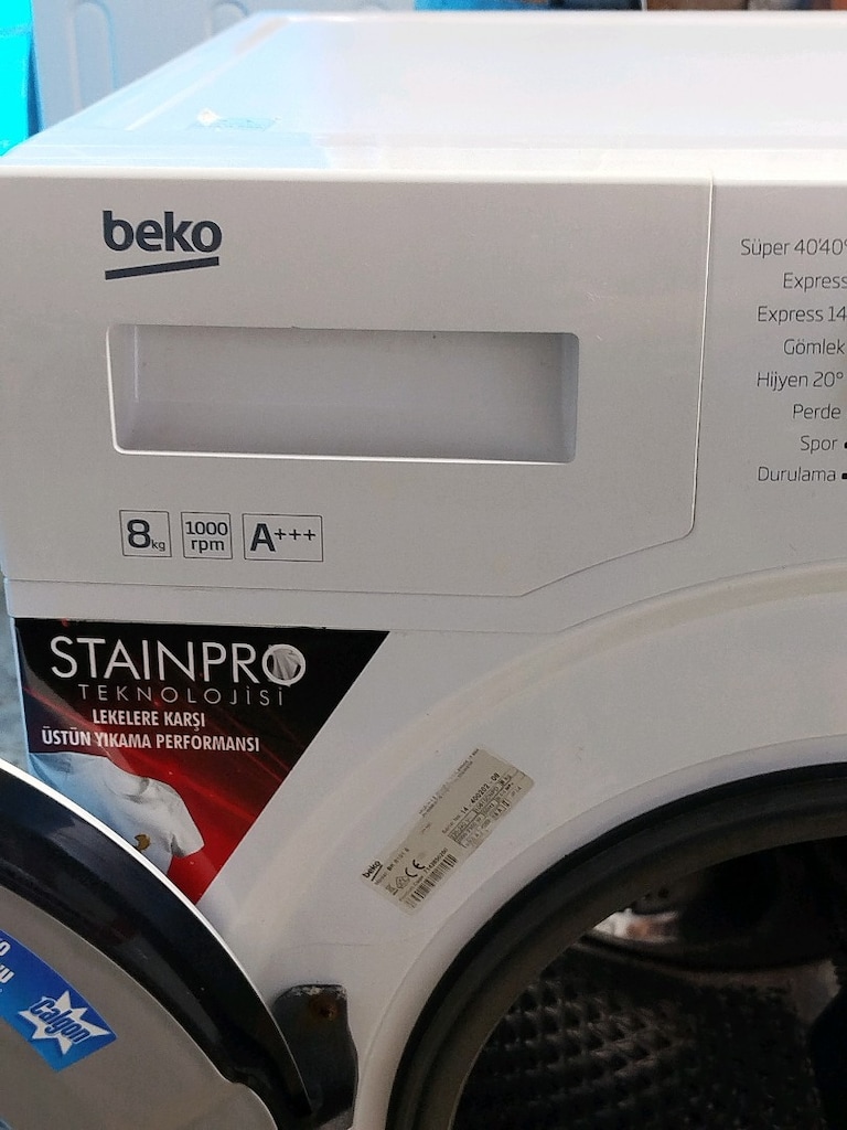 BEKO 8 KG ÇAMAŞIR MAKİNESİ İZMİR İÇİ 3 AY GARANTİMİZ VARDIR - 5