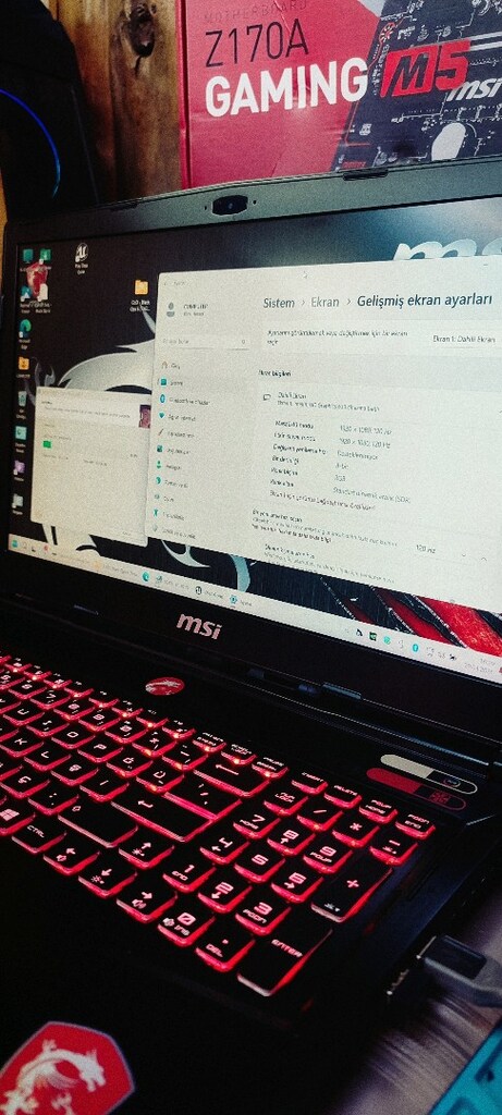 Süper Msi Notebook 120HZ Efsane i7 7700 işlemci Her Oyun Full Gtx1060 - 10