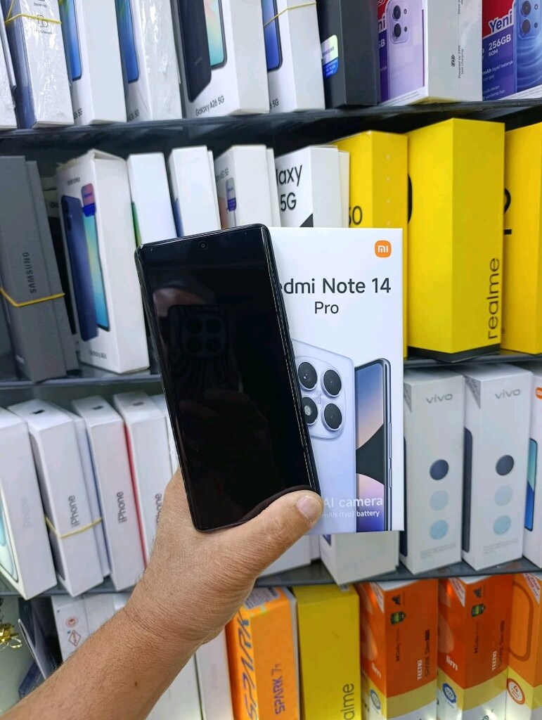 SIFIR KONTROL AMAÇLI AÇILMIŞ REDMİ NOTE 14 PRO 256 GB 8+8 GB RAM 200 - 2