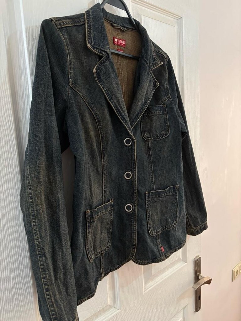 Orijinal Mustang kadın denim ceket M beden - 3