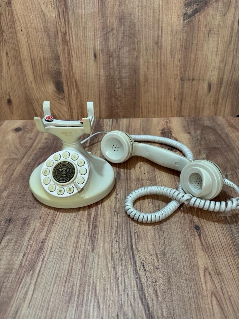 Alfacom Nostalji Kablolu Telefon – Retro Dekoratif Telefon - 3