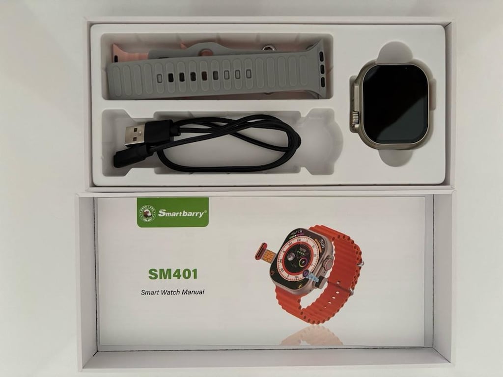 Smartbarry SM401 Kameralı Akıllı Saat – Kutu + 2 Kordon + Şarj - 2