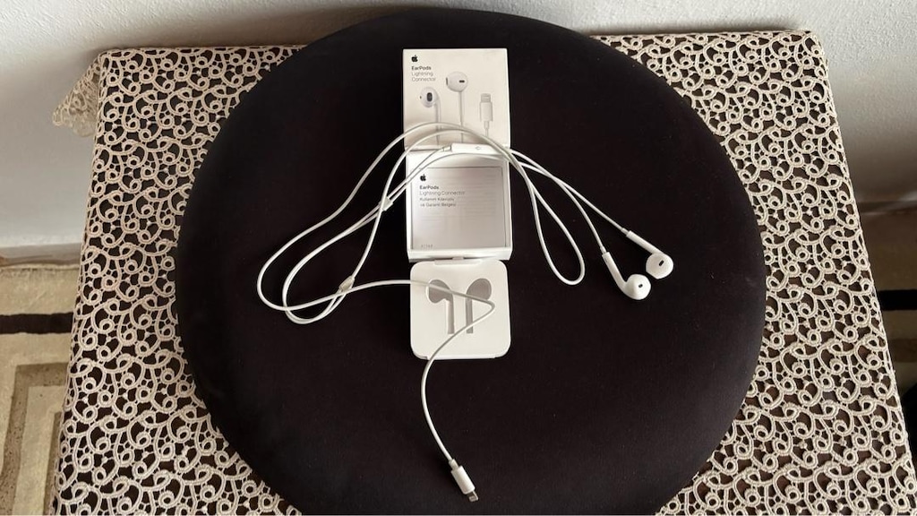Orijinal Apple EarPods (Lightning) + iPhone 11 Kılıfı (Temiz / Set) - 3