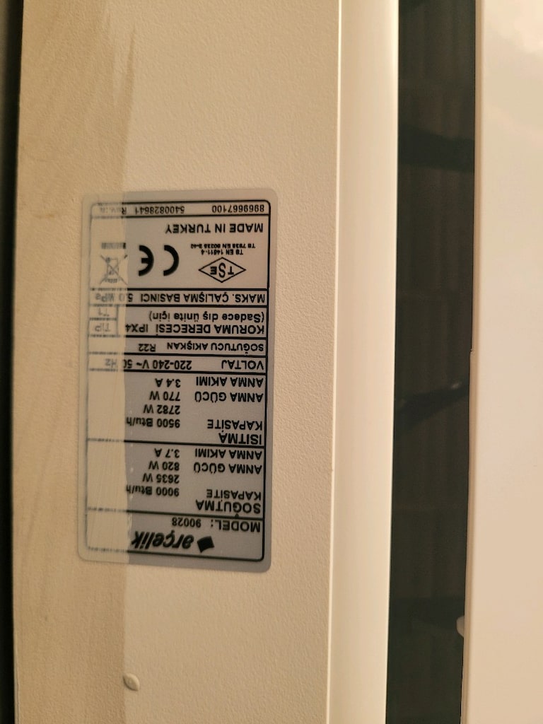 Çok Temiz Arçelik 90028 Klima - 9000 BTU (Orijinal Kumandalı) - 2