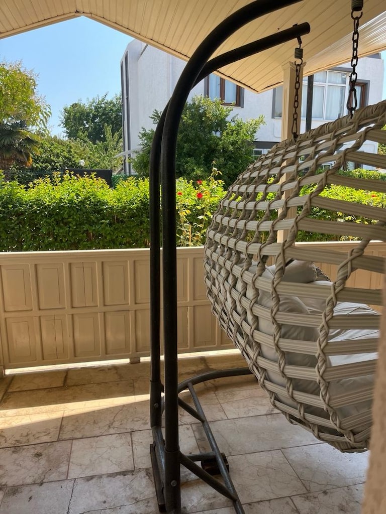 çift kişilik rattan/örgü bahçe-teras salıncağı - 6