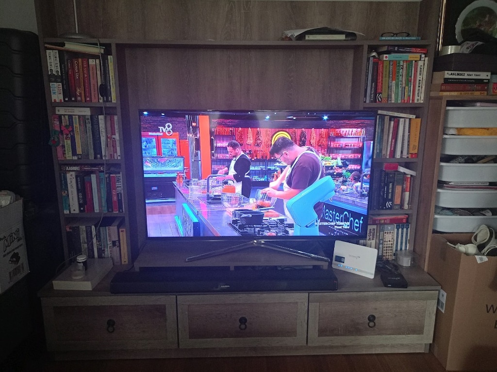 kitaplıklı tv ünitesi - 2