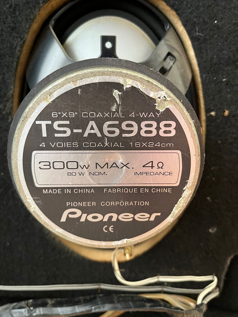 PİONERR İLK SAHİBİNDEN KOAKSİYEL HOPARLÖR 2 TANE, TS-A6988,