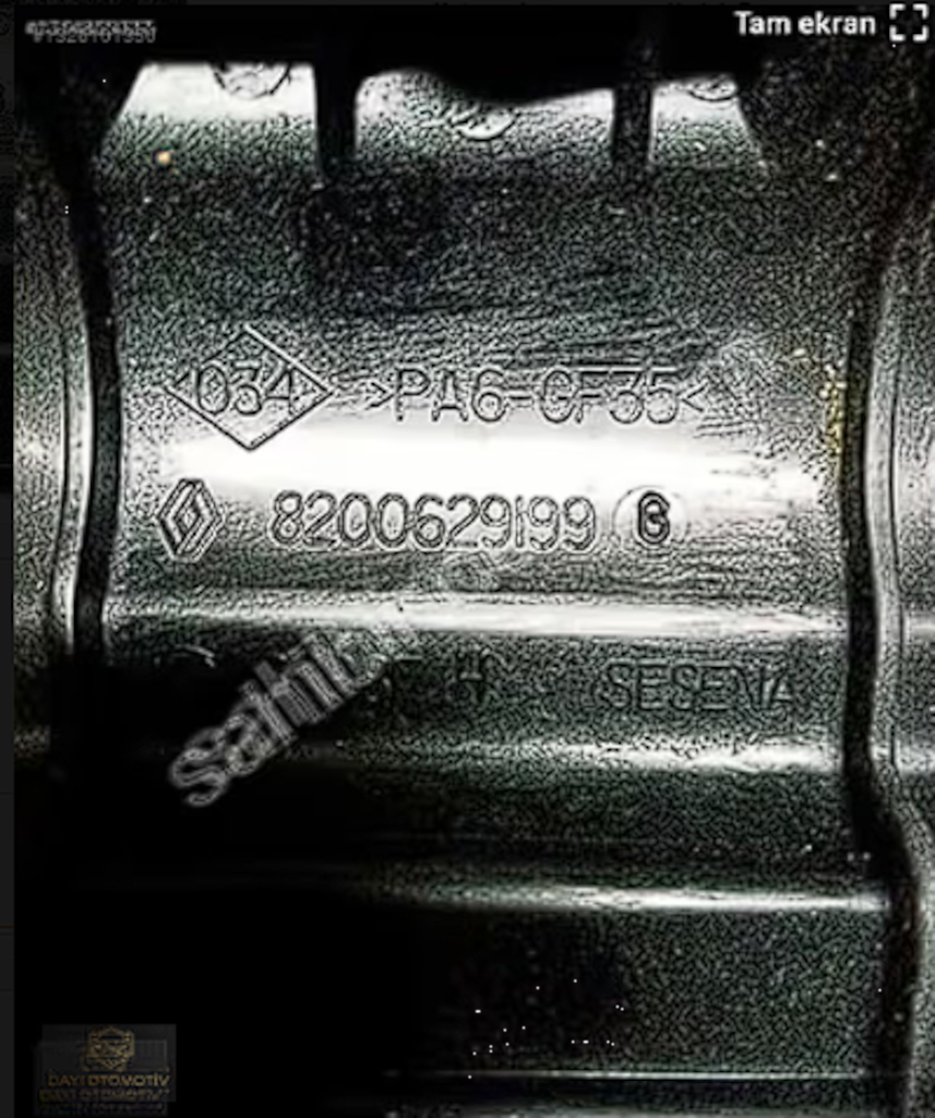 8200629199 RENAULT DACIA GRUBU KÜLBİTÖR KAPAĞI - 2