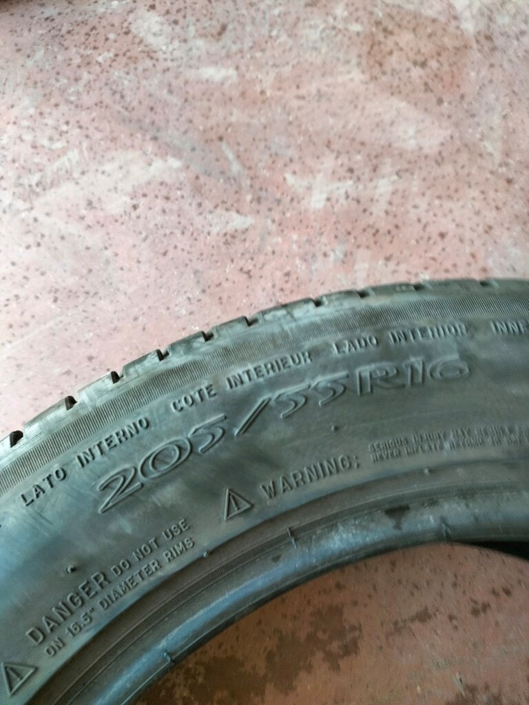 4adet çıkma lastikler 205/55R16 sıfır gibi lastikler - 2