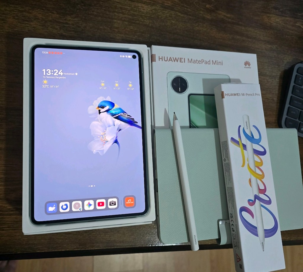 TÜRKİYE'DE TEK! Huawei MatePad Mini + M-Pencil Pro Kalem Hediye
