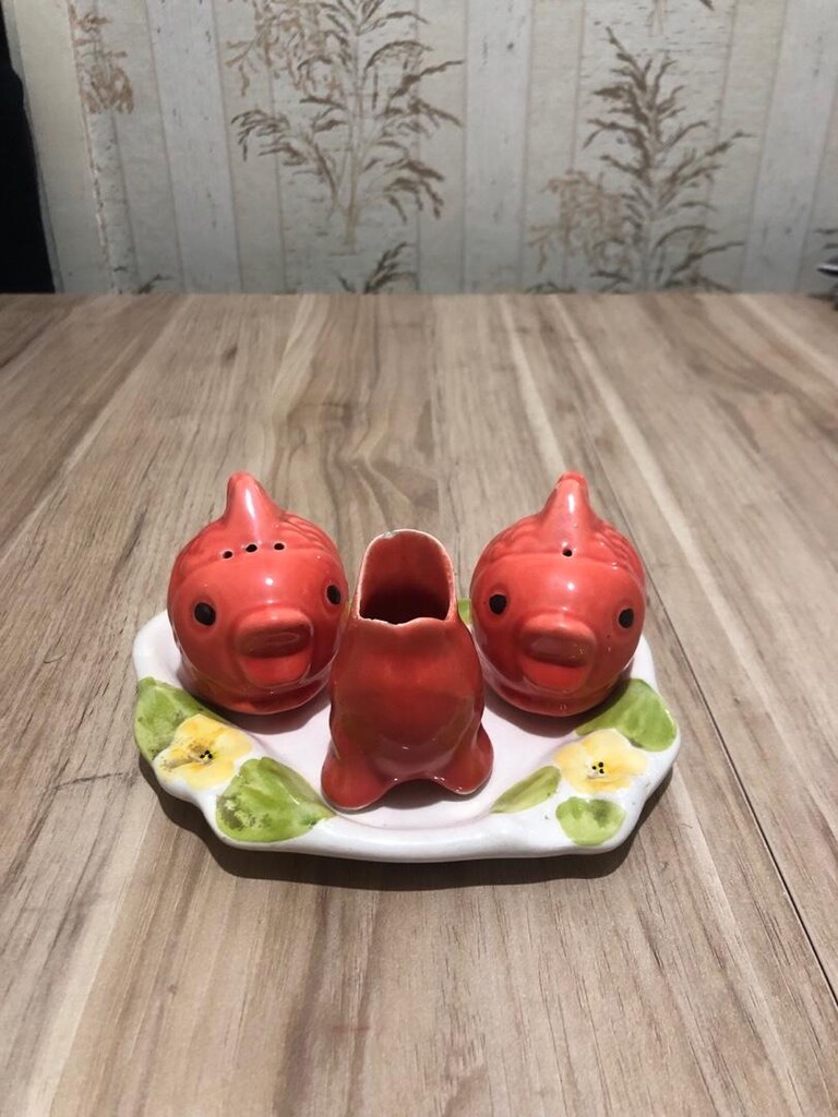 Tuzluk Balık Figürlü Porselen Set - 2