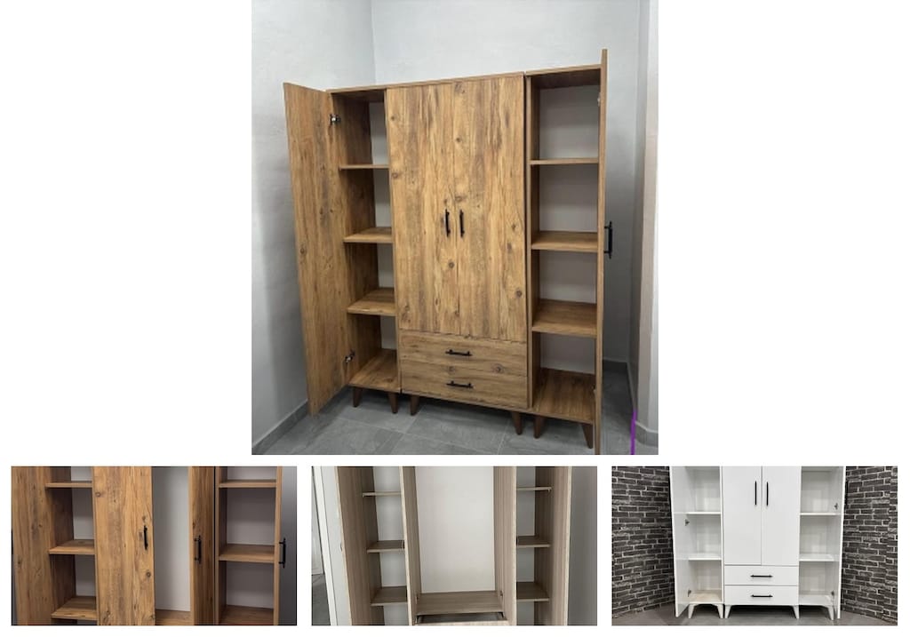 4 kapaklı elbise dolabı lduzlzvymw - 4