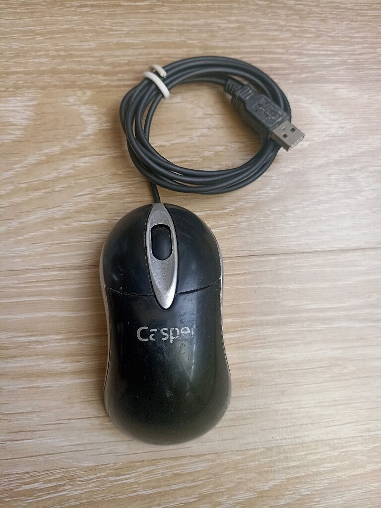 Casper Siyah Kablolu USB Mouse