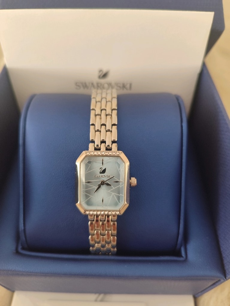 Swarovski Taşlı Silver Saat - 2