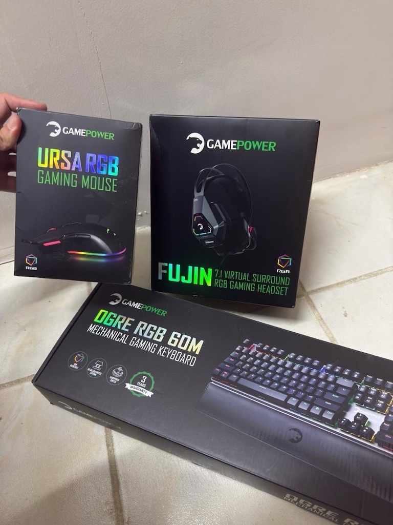 MEKANİK KLAVYE GAMİNG MOUSE 7.1 KULAKLIK GAME POWER